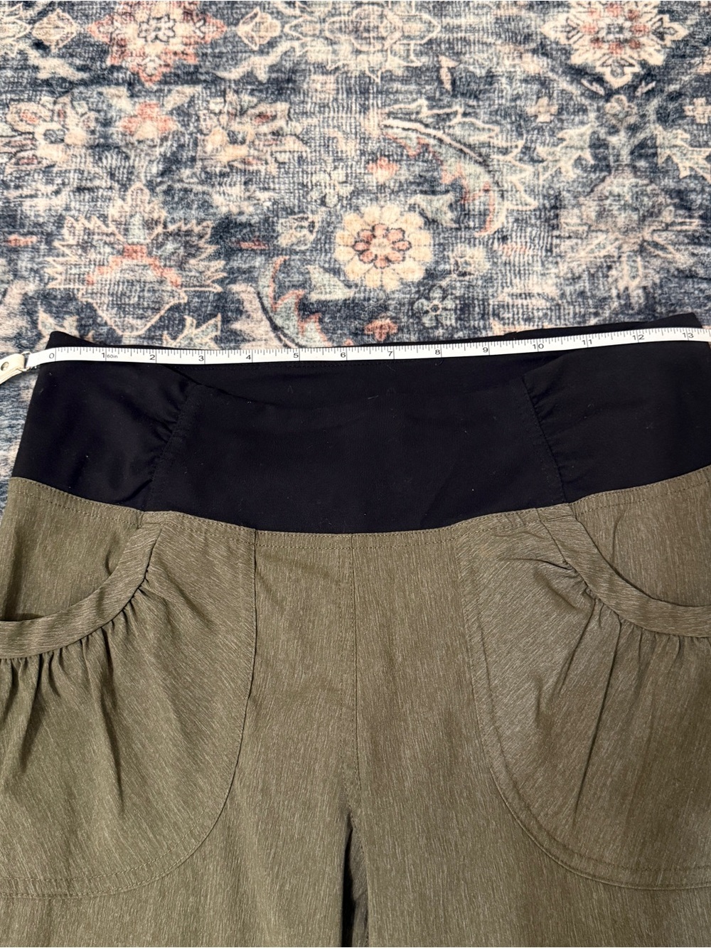 prAna| Summit Pant Women’s Small Olive Green Straight Leg Pull On Hiking Pants - Picture 7 of 10